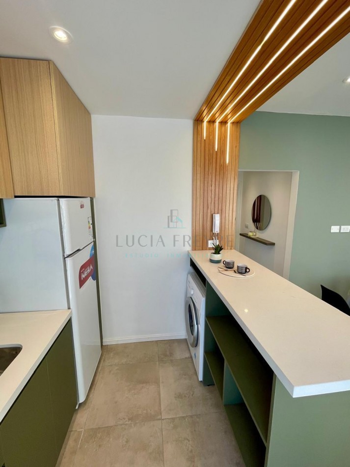 Dpto 2 ambientes al contrafrente  