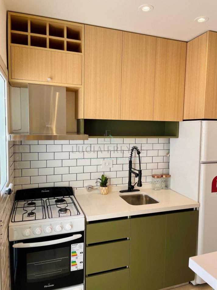 Dpto 2 ambientes al contrafrente  