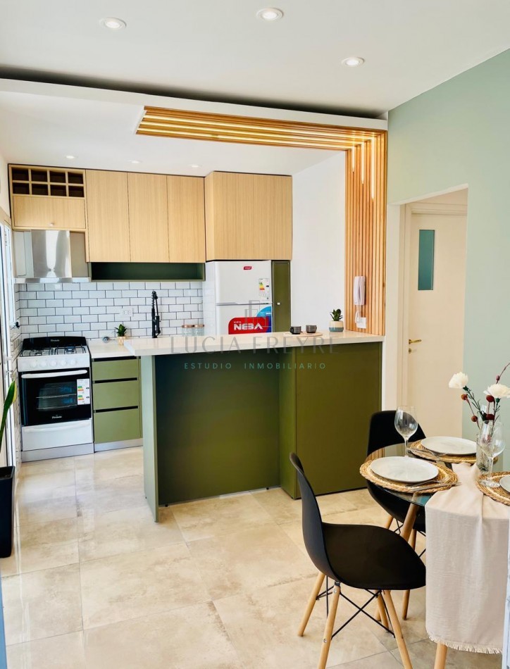 Dpto 2 ambientes al contrafrente  